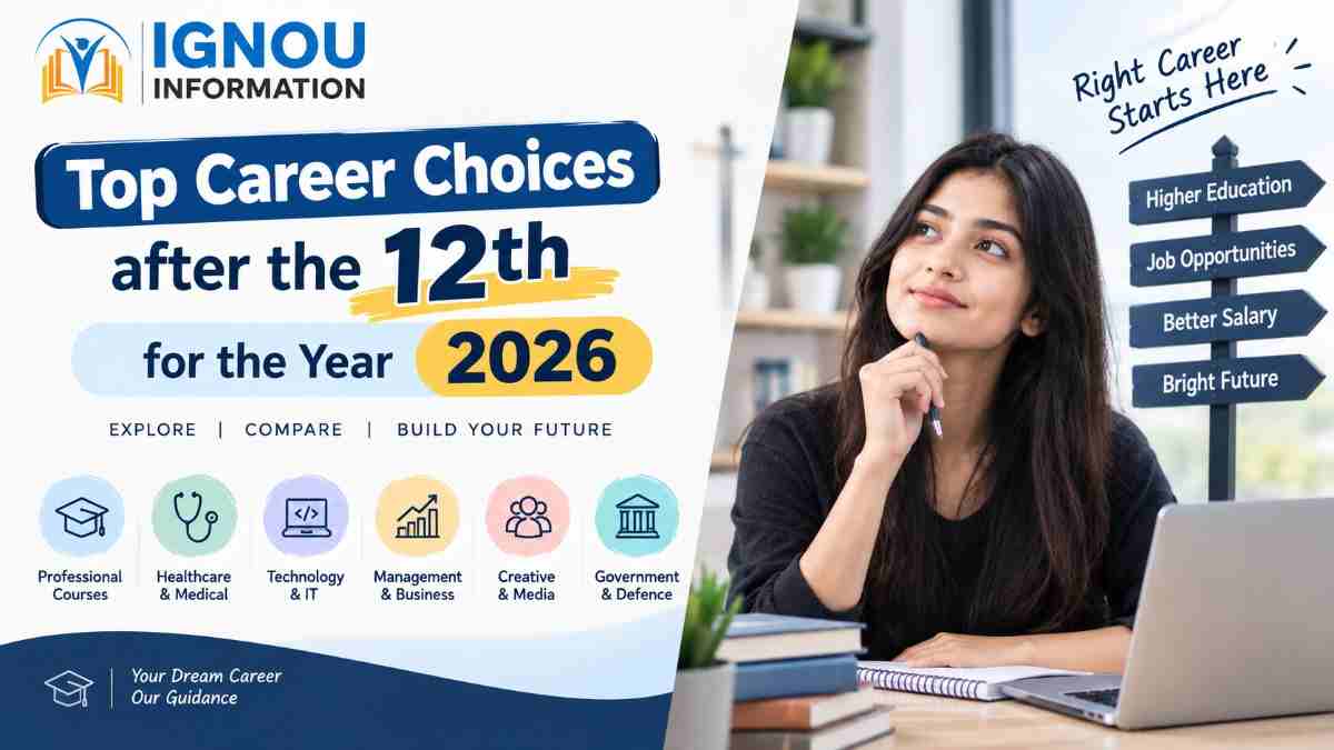 Top career choices after the 12th for the year 2026: Stream focused best options for courses and jobs